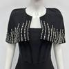 Europäisches & Amerikanisches Elegantes Damen-Strassschal-Schmal geschnittenes Bandage-Abendkleid