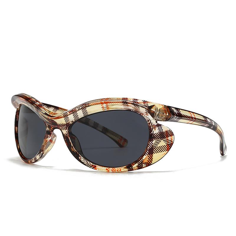 Foreign Trade Cross-Border Modern Cat-Eye Sunglasses European and American Street Photography Ins Popular Model Square Sunglasses for Women