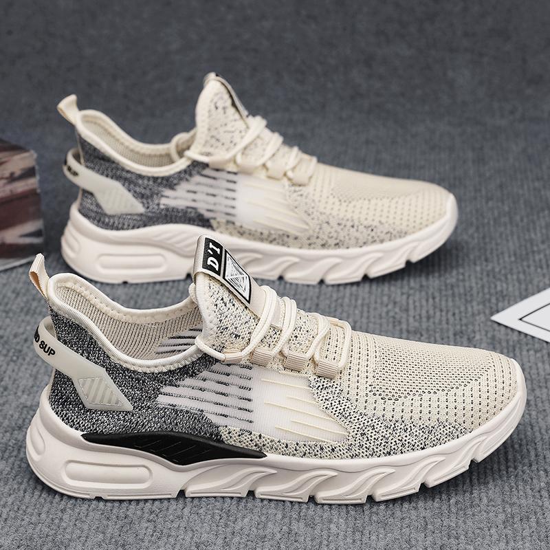 Herrenschuhe Herbst atmungsaktiv hohles Mesh gutaussehende Männer Jugendliche Studenten dünnes Mesh Lauf-Sportschuhe Herbstmodelle