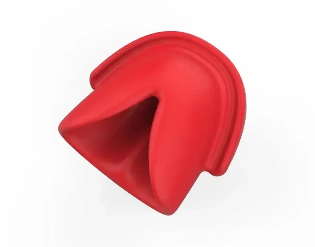 New Red Fixed Tongue Gag Ball Invisible Silicone Gag Ball Sm Bondage Erotic Game Props for Couples Adult Erotic Products 18