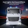 Non-Toxic Kids Rc Garbage Truck Toy With Lights 1/14 Scale Radio Controlled Car Sanitation Vehicle Recycling Cars Early Learning Toys Children