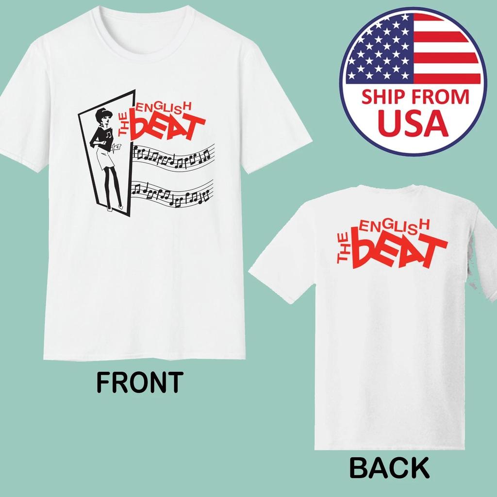 The English Beat Men's White Size S to 5XL