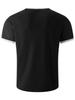 Mens Waffle Solid Color V Neck Short Sleeve Loose Casual T Shirt Mens Tops