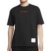 Jordan T Shirts Men's Black Crew Neck Moderate Straight Fit CW4258-010