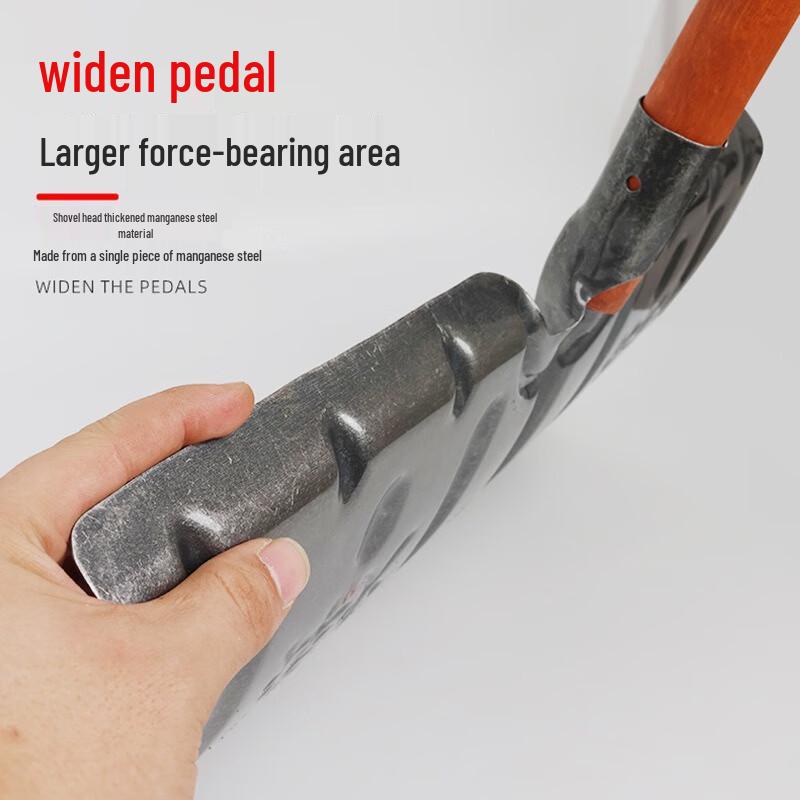 Luzhiyuan Heavy-Duty Snow Shovel with Wheels