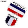 France National Flag 3D Metal Chrome Aluminium Alloy Decorative Emblem Adhesive Badge Sticker Decal Accessory