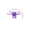 100Pcs Cherry Blossom Lampshade Covers for LED String Lights 5Mm Plastic Floral Light Bulb Shades Wedding Party Valentine's Day