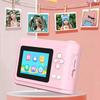 1080P Thermal Print Camera with Print Photo Paper Instant Photo Printing Camera USB Charging for 3-12 Year Old Girls Boys