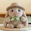 Plush Bunny Toy With Hat Kids Gift Soft Short Plush For Children