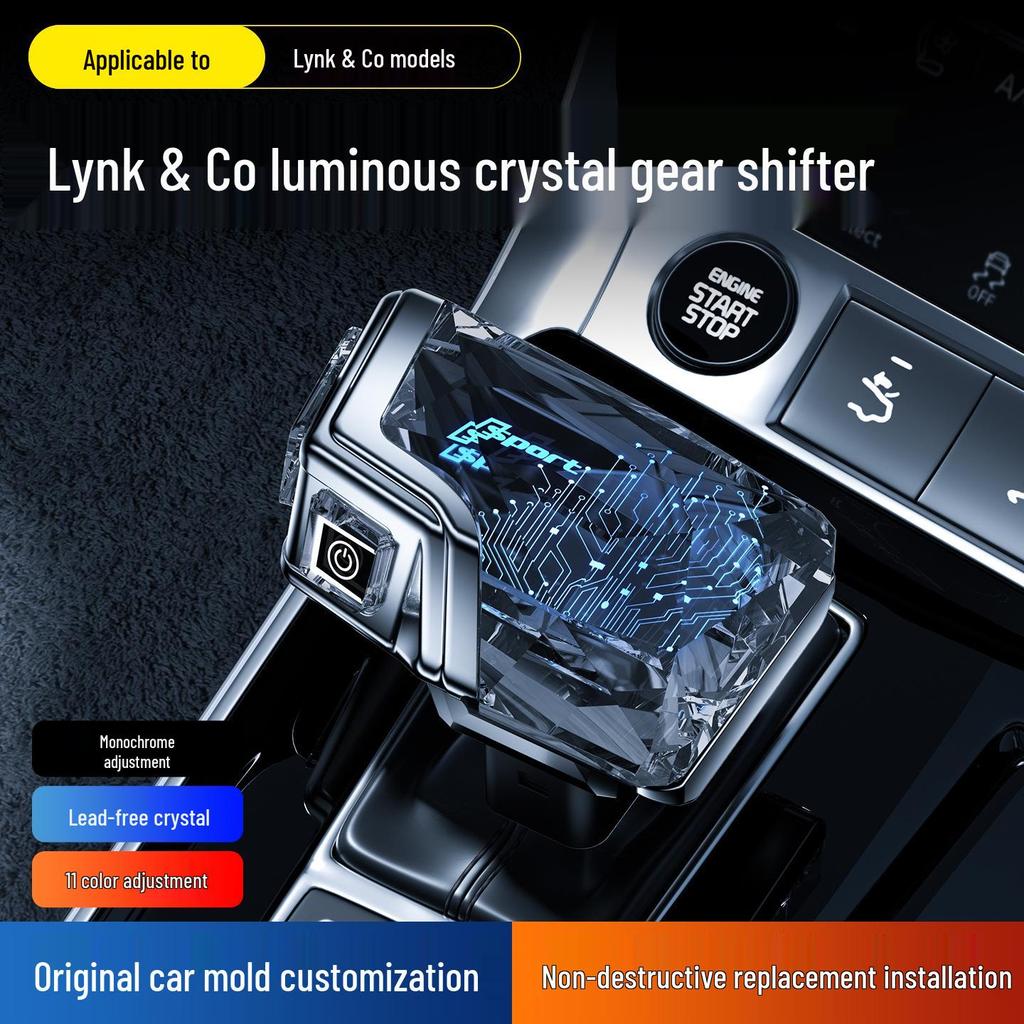 Lynk & Co Yacht Style Gear Shift Knob for 01/02/03/05/09 Models - Interior Car Modification