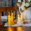 Transparent Lampshade LED Electronic Candles Warm Light Fake Candle Lights  Table Decor