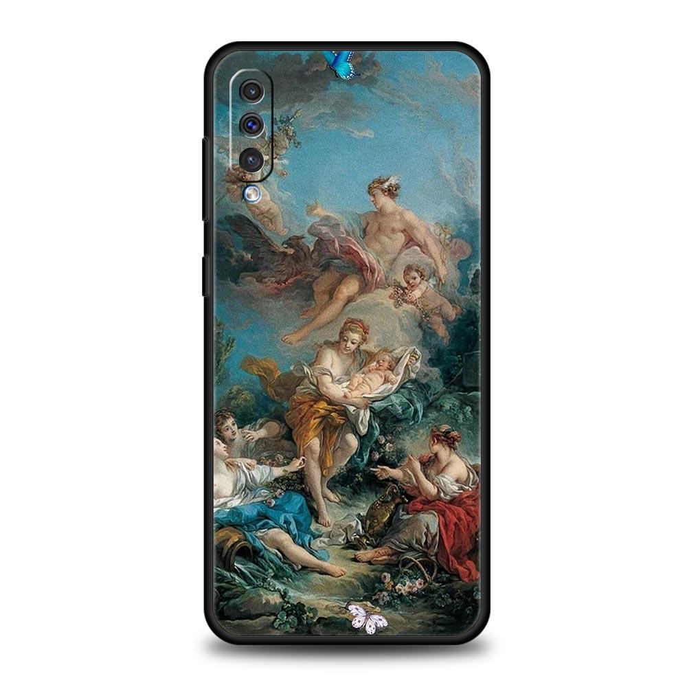 Renaissance Art Painting Phone Case For Samsung A52 A14 A50 A70 A10 A30 A40 A20S A20E A02S A12 A22 A34 A42 A32 5G A54 A04s Cover