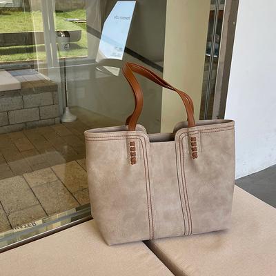 Stilvolle Atmosphäre Einfache Einkaufstasche Einzelner Schulter Tragbare Pendlertasche Frau