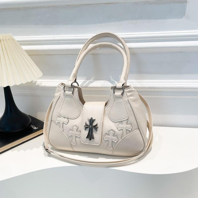 Sweet and Cool Spice Girl Medieval Locomotive Bag Female New Trendy High Value Light Luxury Messenger Bag Handbag