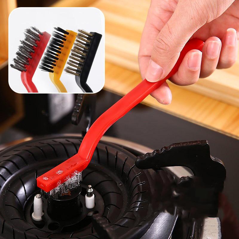 Kitchen Stove Cleaning Brush, Gas Stove Cleaning Scraper, Wire Brush For Cleaning Grease In No Dead Corners Or Crevices