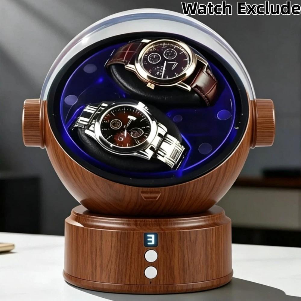 Antimagnetický digitální dvojitý natahovač hodinek Luxusní automatický natahovač hodinek Cestovní použití