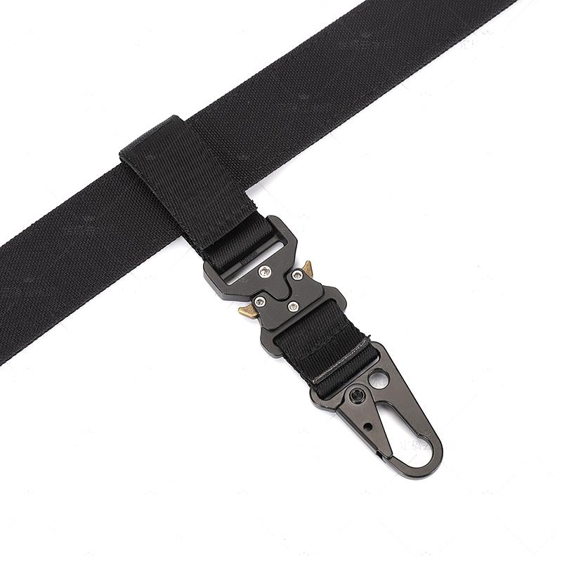 GINA EDC Ausrüstung Schnellverschluss Schlüsselanhänger Clip Taktischer Multifunktions-Gürtel Karabiner Haken Riemenclip für Camping Wandern Schlüssel