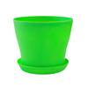 Colorful Flower Pot Round Planters Succulents Plant Pot Nursery Flowerpots Garden Plants Tray Office Decor Planting Supplies