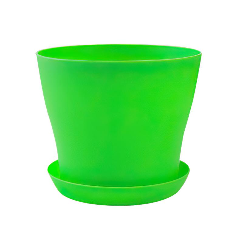 Colorful Flower Pot Round Planters Succulents Plant Pot Nursery Flowerpots Garden Plants Tray Office Decor Planting Supplies