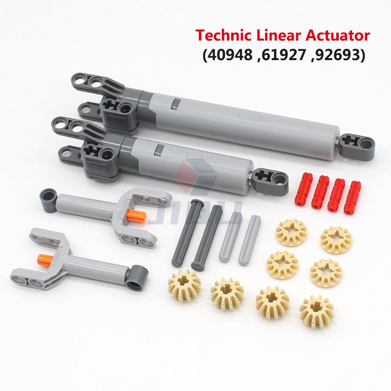 Moc Non-Toxic High-Tech Pin Conector Angrenaj Braț Ridicare Ax Panou Direcție Amortizor Acuator Liniar Kit Blocuri de Construcție Cărămizi Mindstorms