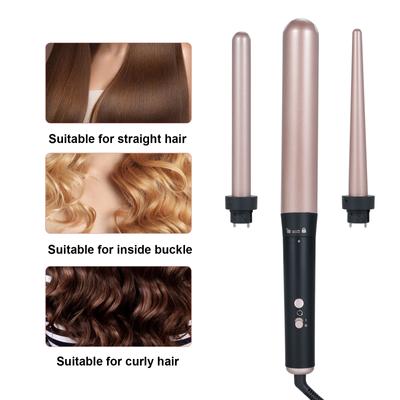 3-IN-1 Haar Curler Set Haar Curling Eisen Zauberstab Temperatur Einstellbar Haar Styling Werkzeug