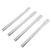 4 Piece 3 Hole Wire Bender, High Strength Multifunctional   Tool Made of High Quality Steel with 3 Holes of Different Diameters for Fixing Fence