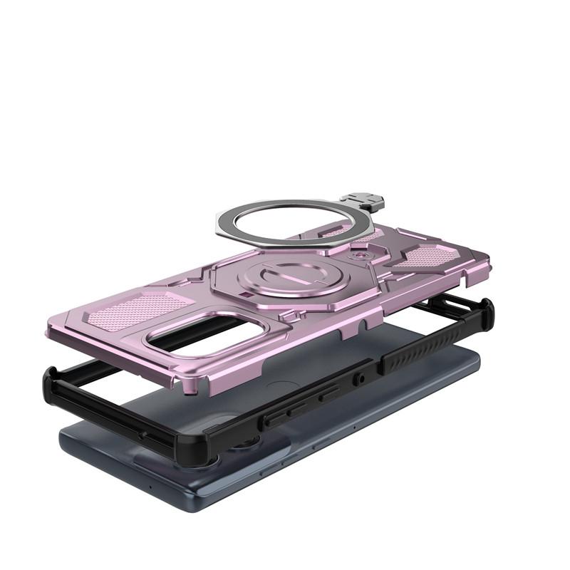 For Motorola Edge 50 Fusion Case Cover Holder Magnetic Wireless Charging Protective Phone Cases On Moto Edge 50 Fusion Funda