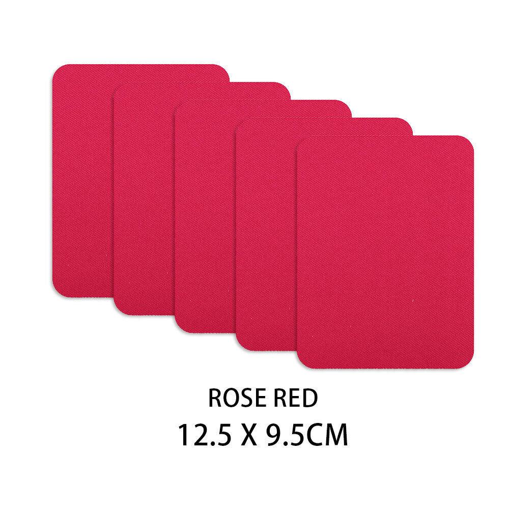 4.9 x 3.7 Inch Iron on Fabric Patch No Sew Denim Patch Adhesive Colorful Jacket Jean Clothes Pants Denim Patch DIY for Repairing