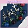 Blueberry Keychain Pendant With Metal Electroplating For Fashion Accessories And Bag Decor
