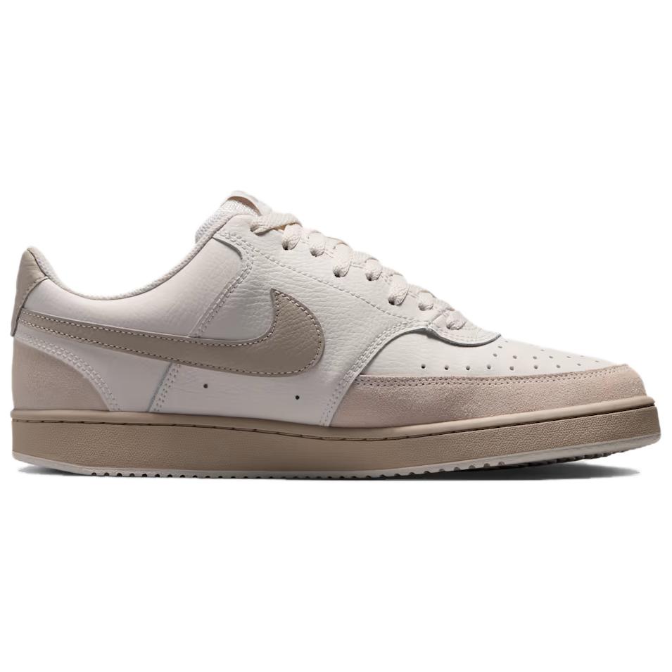 Nike Court Vision Lo Suede Comfortable Versatile Sneakers Men Sneakers White Gray IO0461001