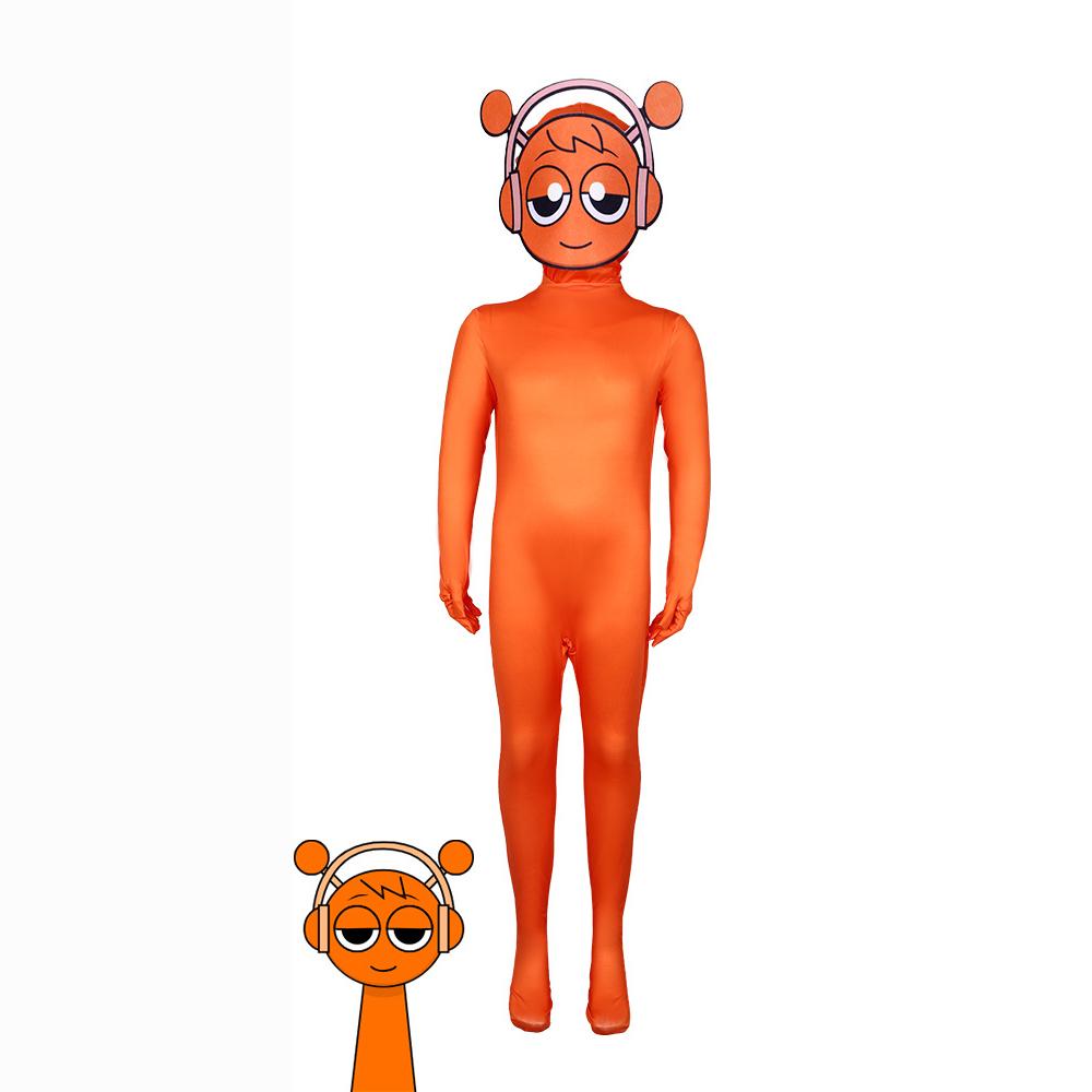 Sprunki Incredibox Halloween Cosplay Costume Game Peripheral Tights