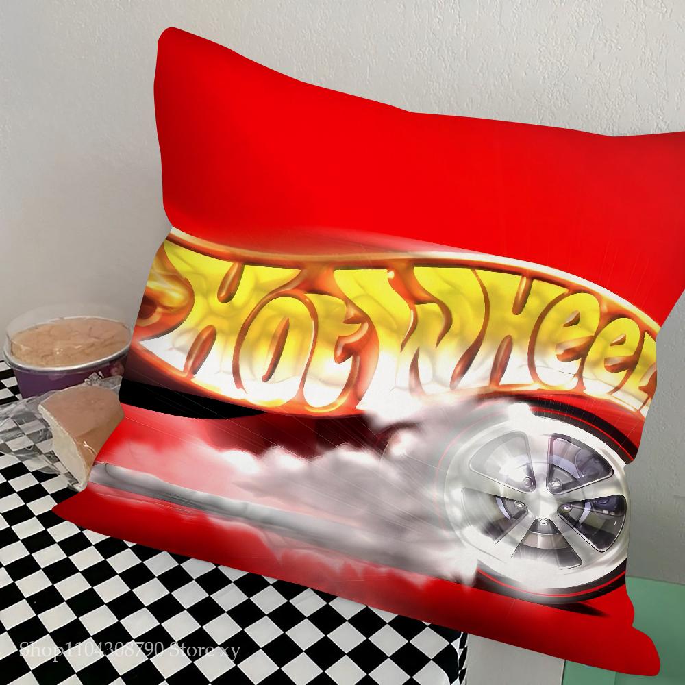 R-RacingS H-Hotwheels Наволочка Модная Квадратная Наволочка Спальня Диван Комната Инс Декор Подушка для Отдыха Чехол 16x16Inch