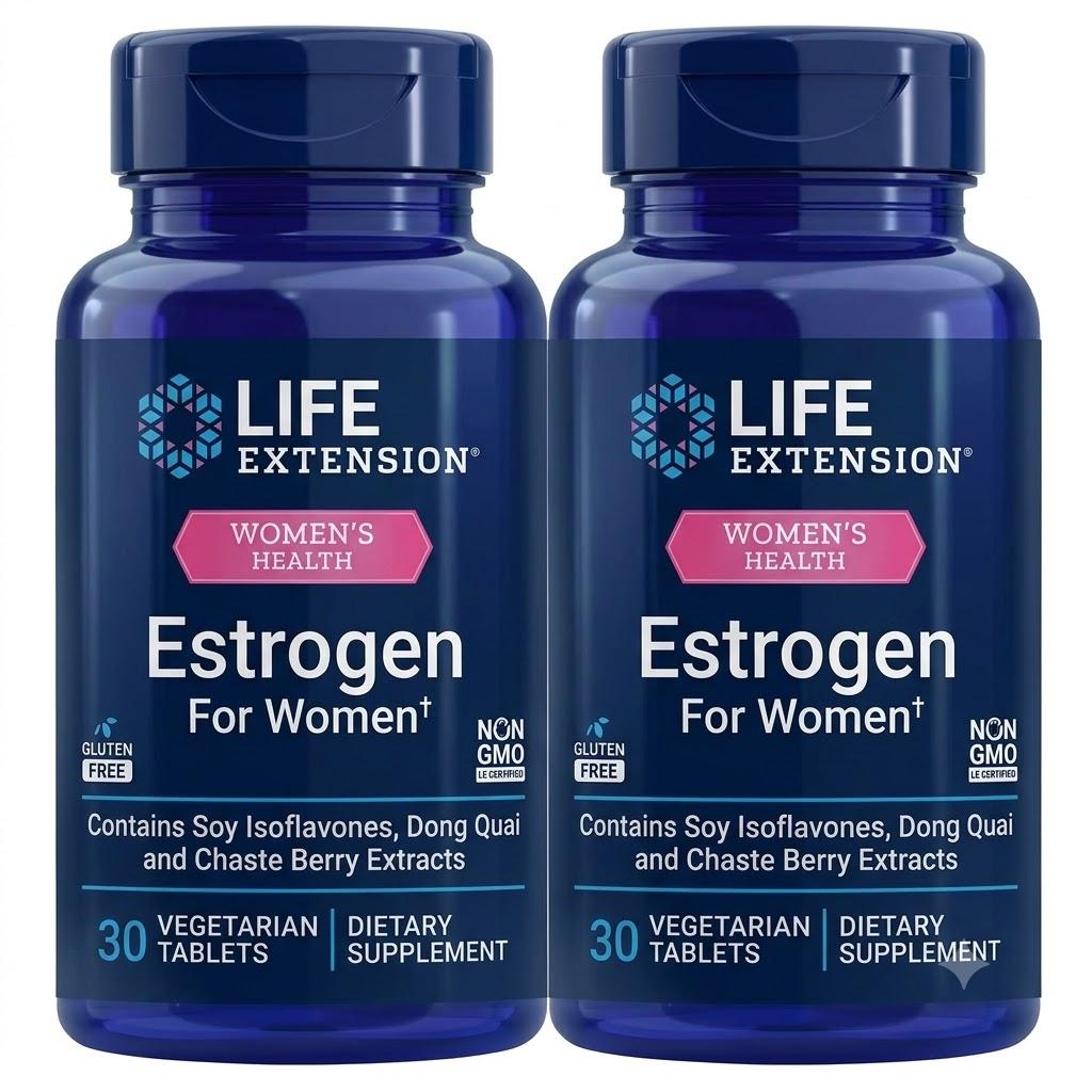[Life Extension] Women's Estrogen Veg Tablets (30 Tablets)