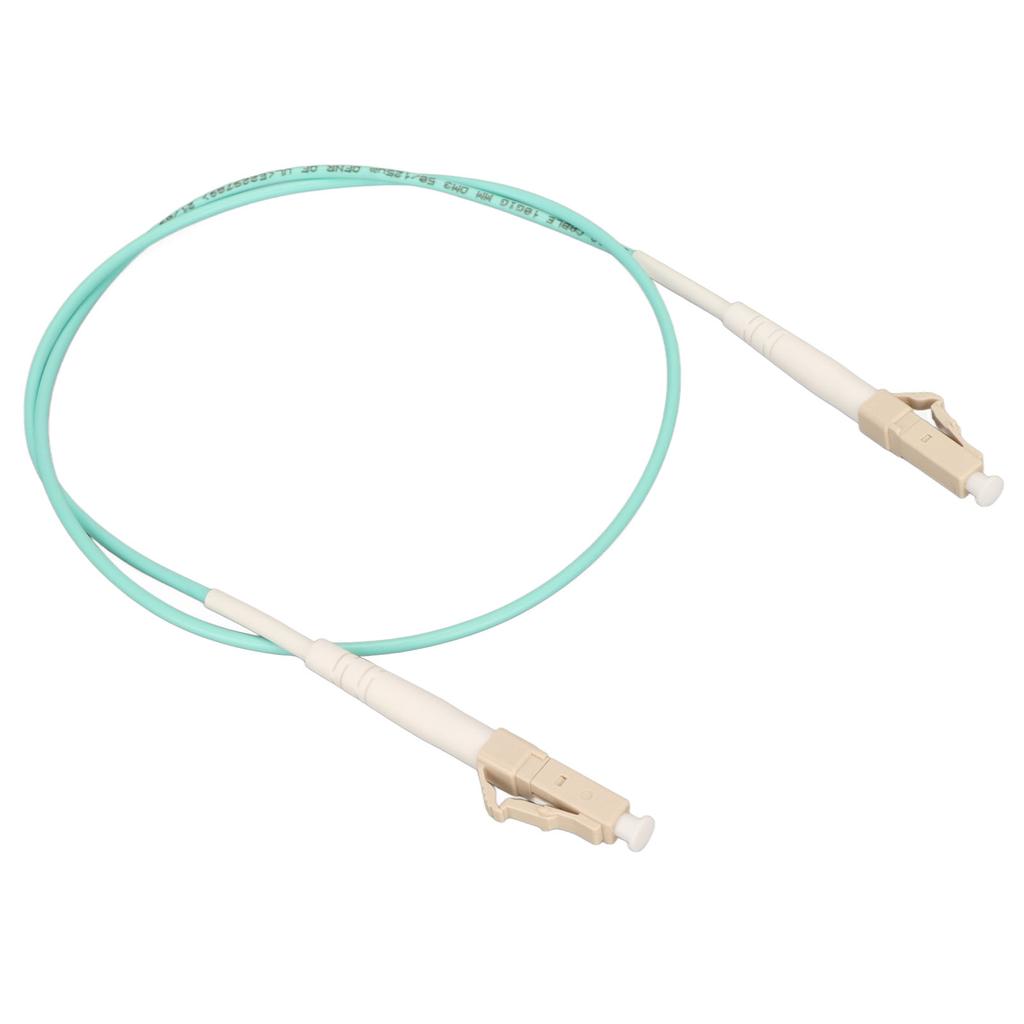 Fiber Patch Cable OM3 Core 0.5M LC to LC Simplex Multimode Fiber Optic Cable for SFP Transceivers
