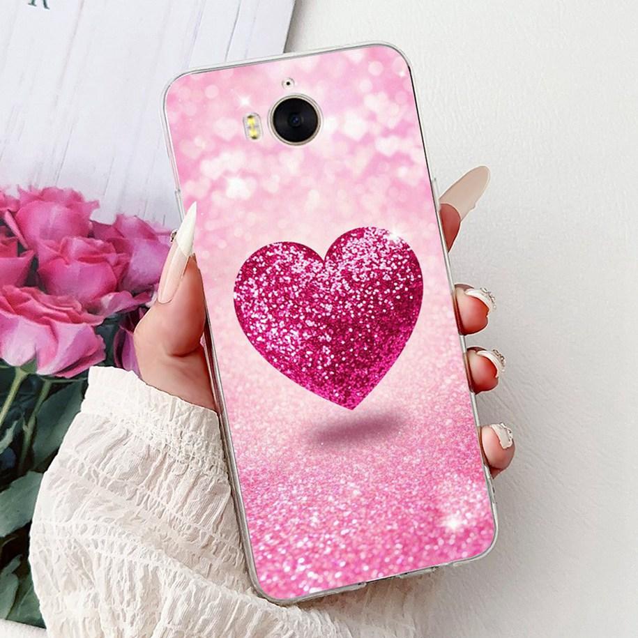 For Huawei Y5 Y6 2017 Case MYA-L23 MYA-L22 MYA-L03 Silicone Cover Luxury Painted Soft Silicone Protector For Huawei Y3 2017 Capa