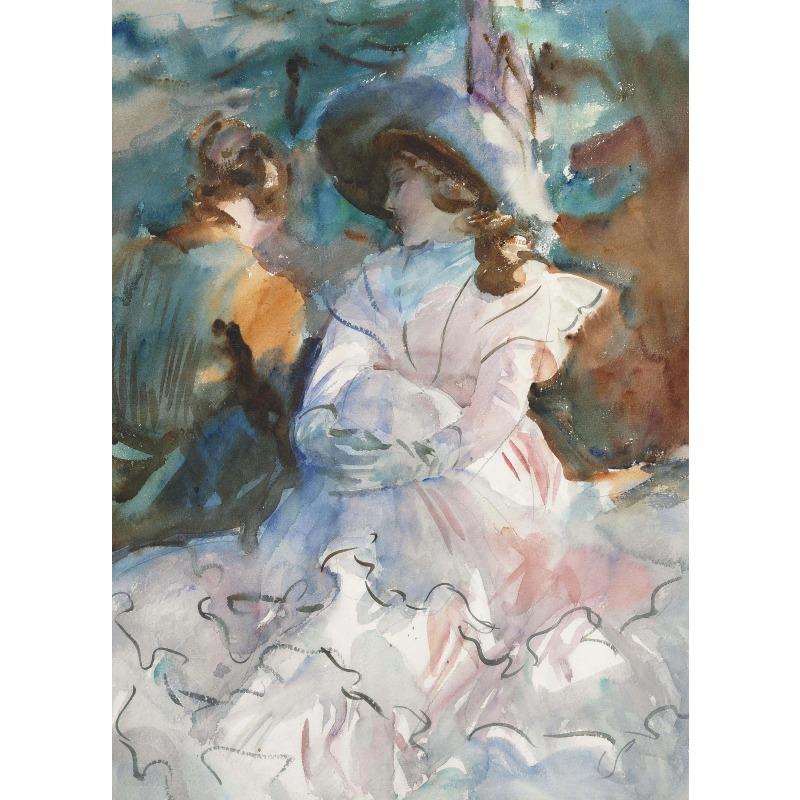 John Singer Sargent Berühmter Maler Weibliches Porträt Sammlung Poster Elegante Frau Leinwandgemälde Wandkunst Raum Heimdekor