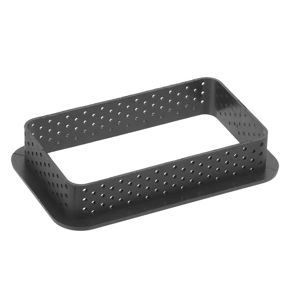 Round Heart Square Shape Perforated Mousse Circle Tart Ring Mold Decorating Tool Cake Mold French Dessert Bakeware Cutter 1PCS