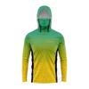 SIMMS T-shirt da pesca felpa con cappuccio manica lunga maschera integrata abbigliamento protezione solare outdoor UPF50 + con cappuccio e maschera