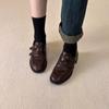 Velcro Shoes - New Style Vintage Women's Shoes with Thick Heels and Soft Soles, Single Shoes