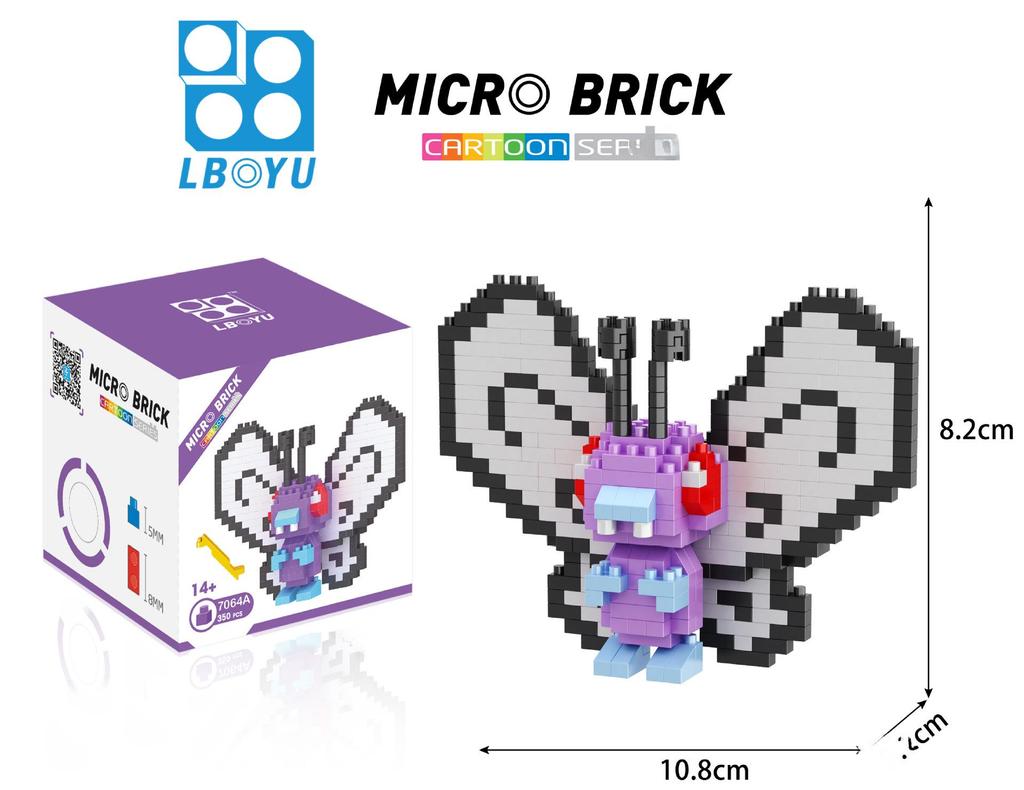 Leboyu 8093 Micro Diamond Block Toy - Educational Elf Assembly Set 