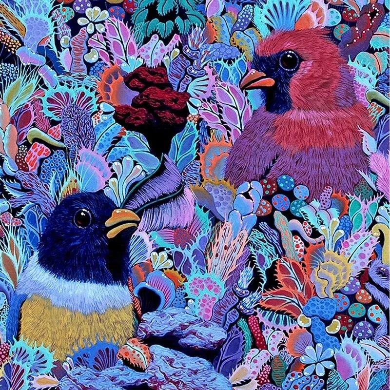 

1000 Pieces Round HD Puzzle for Adults Forest Fantasia Animal Paper Assembling Puzzles Toys for Adult Educational Toy Gifts