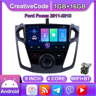 9 Inch Android Car Stereo Radio For Ford Focus 3 Mk3 2011-2019 Car Multimedia Player GPS Navigation WIFI 1+16GB