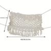 Handmade Woven Hammock White Perfect Newborn Photography Props Ideal for Capturing Precious Memorie Practical Photo Accessories