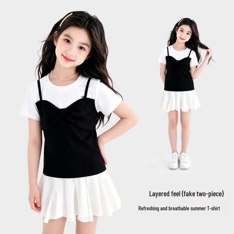 Girl s 10A Antibacterial Breathable Summer Top EU 37