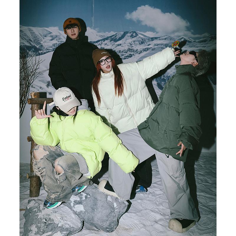 Women Thicken Parka Stand Collar Cotton Padded Jackets Fashion Female Thicken Winter Coats