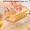 Refrigerator Butter Dish Box With Lid Slicers Case Knife Gadget Kitchen Tool Fridge Storage Lid Cutter Slicing Cheese Board Sets