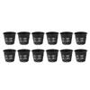 12PCS Water Planting Baskets Mesh Net Plant Pots Plastic Soilless Cultivation Cups with Cotton Rope