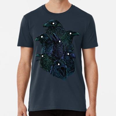 Raven Pattern  S To 5XL Made In the AU/USA T-Shirt