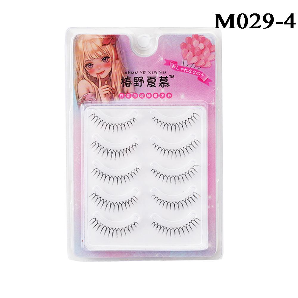 

5 пар 3D U-образных накладных ресниц, корейский идол, идол, тот же стиль, накладные ресницы из искусственной норки, прозрачный стебель, наращивание ресниц