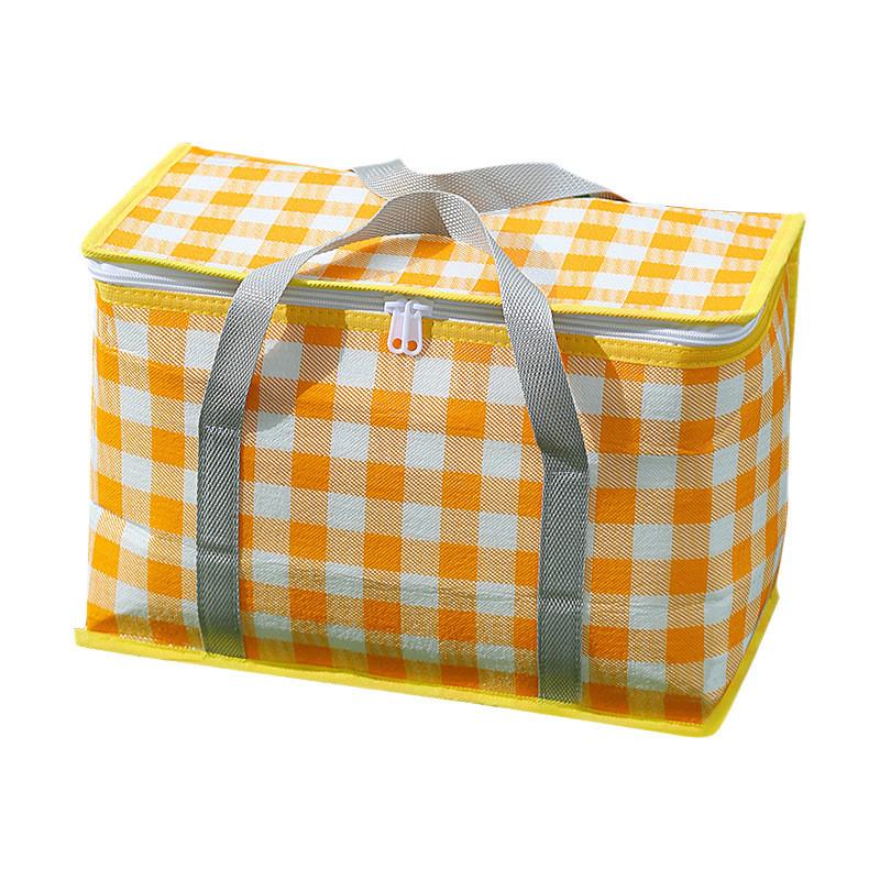 Outdoor Cooler Bag With Insulation For Camping And Picnics 14l Foldable Aluminum Foil Material